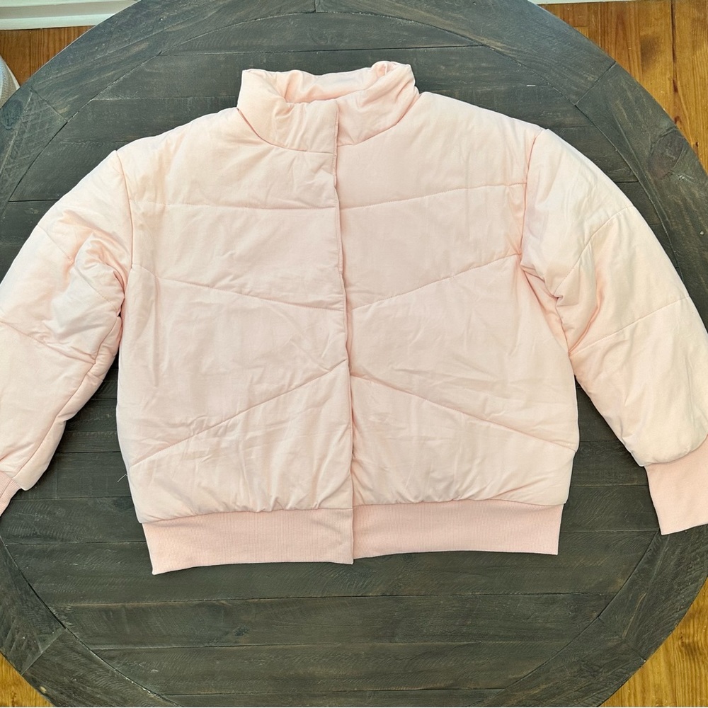 Pink Lily Bomber Jacket